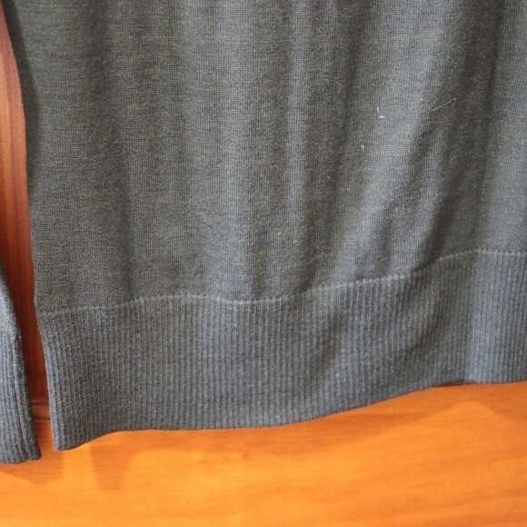 VICTOR ALFARO Vintage Gray Wool Turtleneck Sweater Long Sleeve Medium Designer - Picture 8 of 9